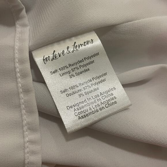 For Love & Lemons XS Imogen Floral Mini Dress | Ruffle Puff Sleeve, $210, NWOT - Picture 9 of 12